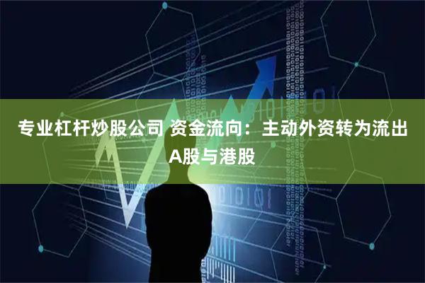 专业杠杆炒股公司 资金流向：主动外资转为流出A股与港股