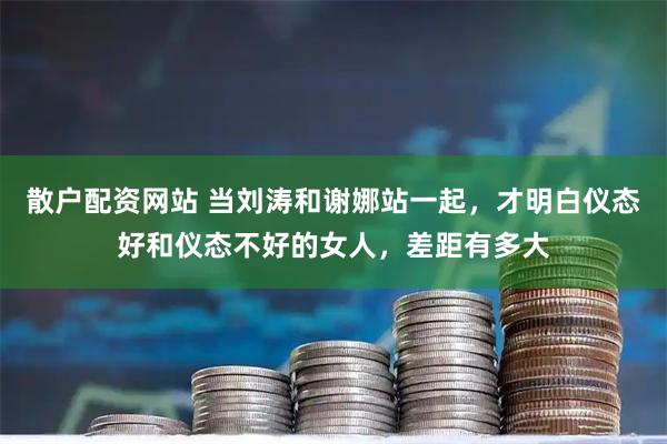 散户配资网站 当刘涛和谢娜站一起，才明白仪态好和仪态不好的女人，差距有多大